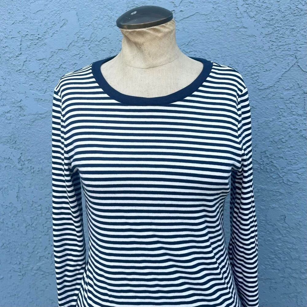 Jcrew Striped Long Sleeve T shirt nautical fishmerman Large
